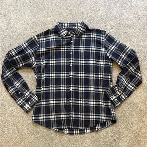 Beverly Hills Polo Club Plaid Button Down Collared Shirt
